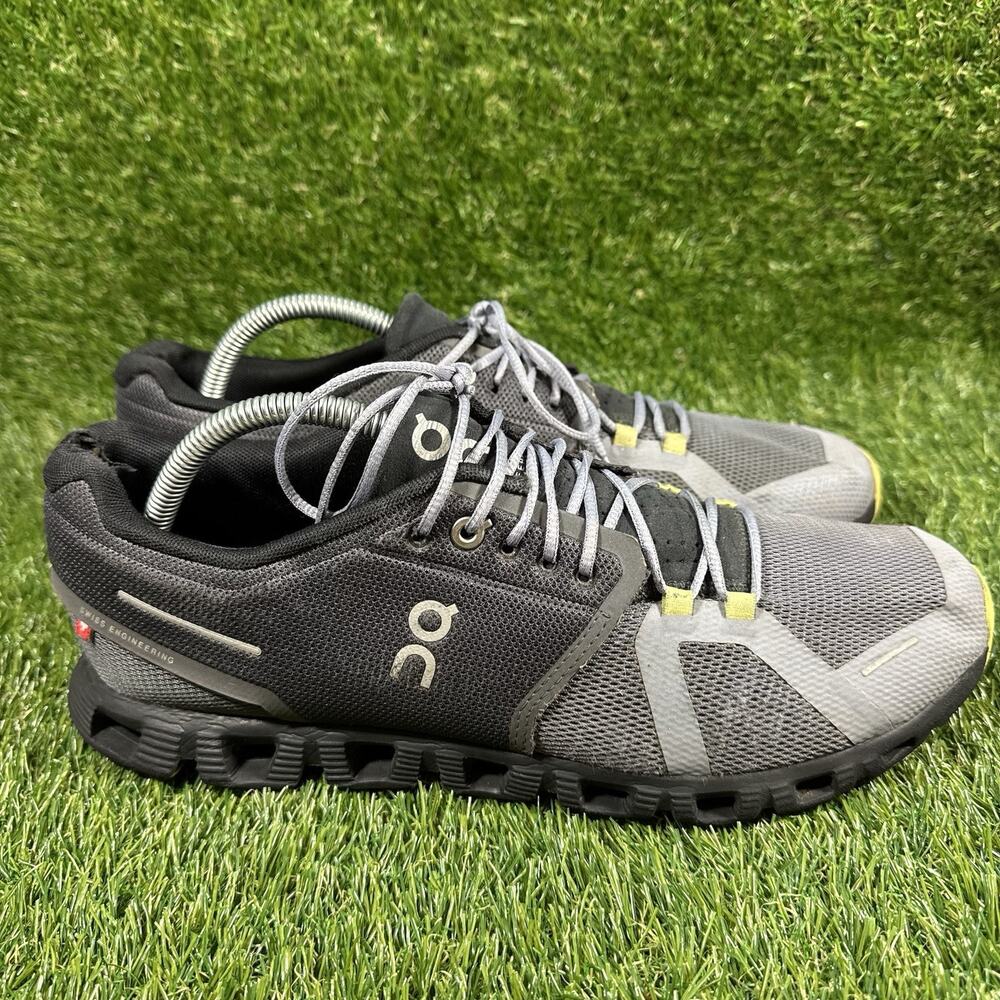 On Running Cloud 5 Mens 10 Sneakers Magnet Fossil Lightweight Running Shoes